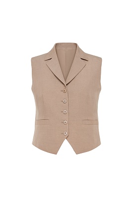 Костюмный жилет, коричневый Lilly