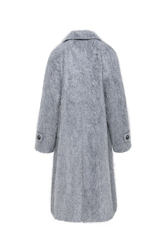 Кашемировое пальто, серое