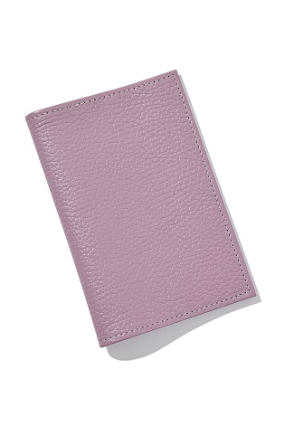 Обложка для паспорта лилового цвета