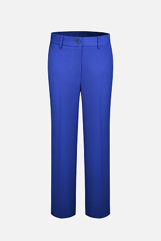 Ярко-синие свободные брюки M